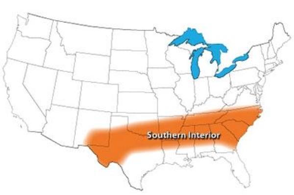 
The Southern Interior gardening region.

